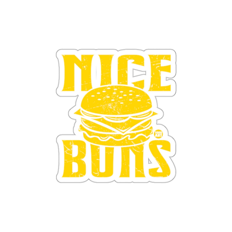 Load image into Gallery viewer, Funny Nice Buns Cheeseburger Graphic Sticker
