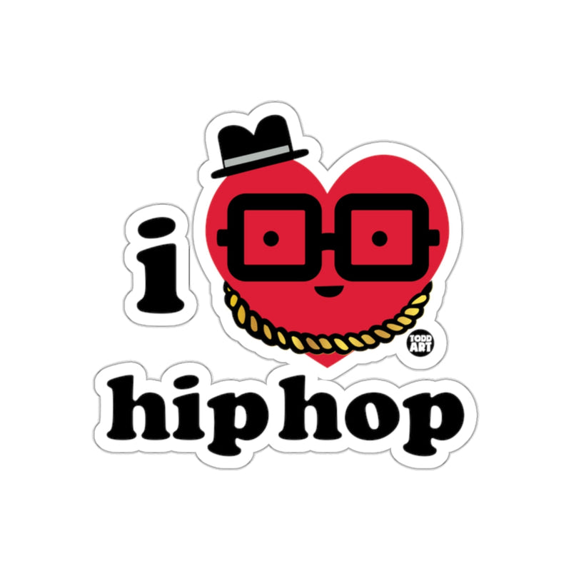 Load image into Gallery viewer, I Love Hip Hop Heart Design Sticker For Fans
