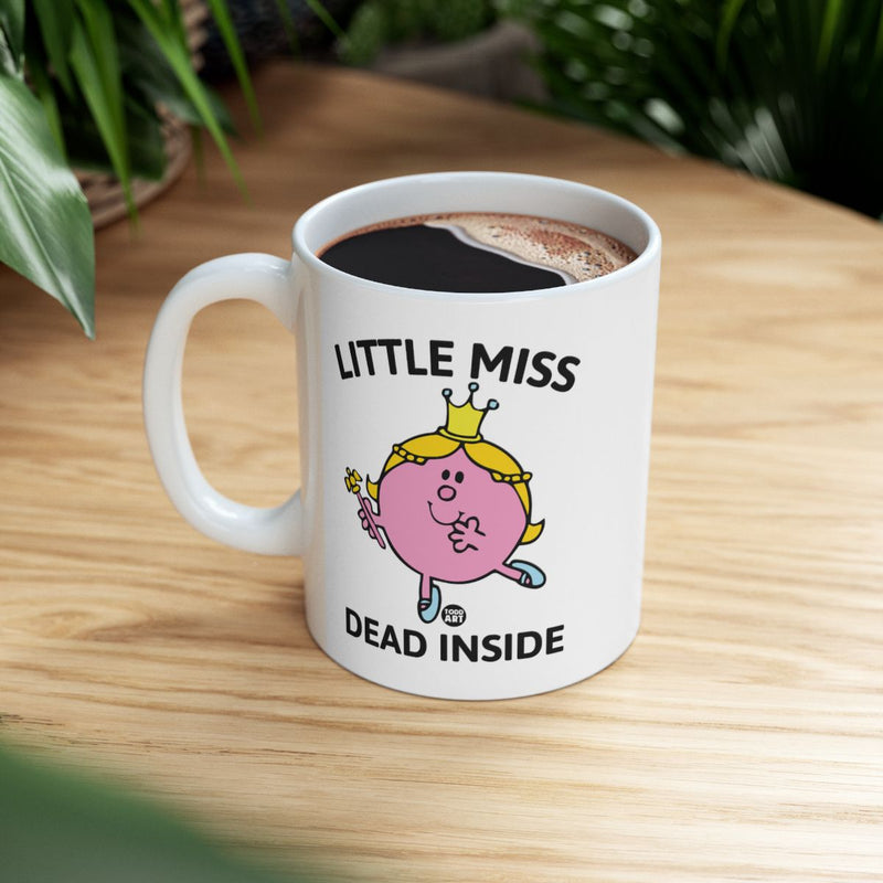 Load image into Gallery viewer, Little Miss Dead Inside Crown Character Mug
