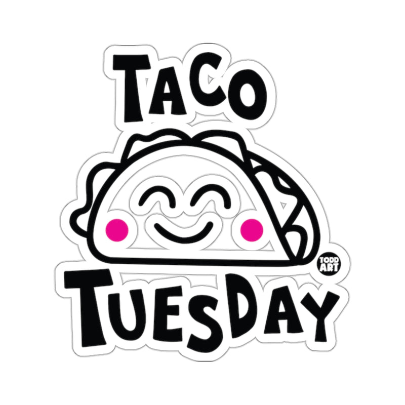 Load image into Gallery viewer, Taco Tuesday Happy Smiling Cartoon Taco Todd Art 
