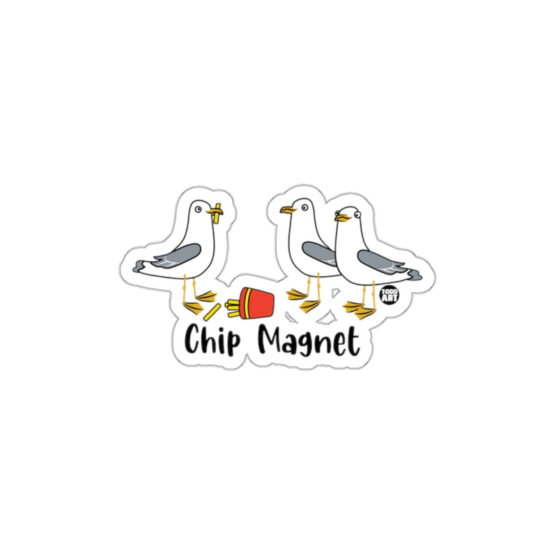 Load image into Gallery viewer, Cute Seagulls Chip Magnet Vinyl Sticker for Laptops
