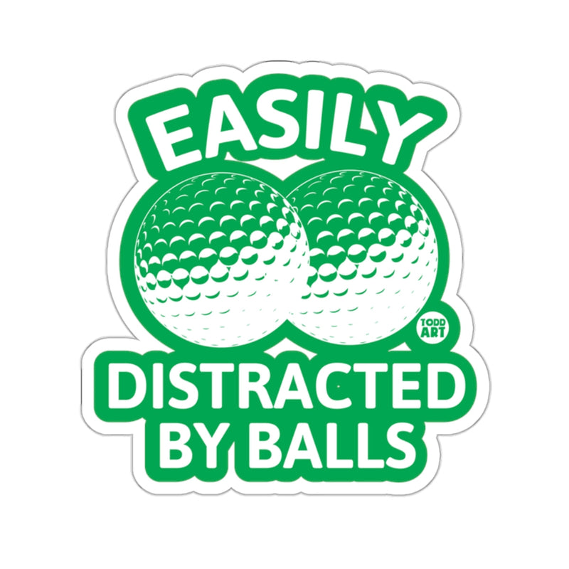 Load image into Gallery viewer, Easily Distracted By Balls Golf Humor Todd Art 
