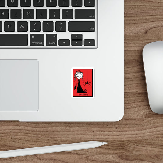 Creepy Temptress Sticker Featuring Cartoon Character