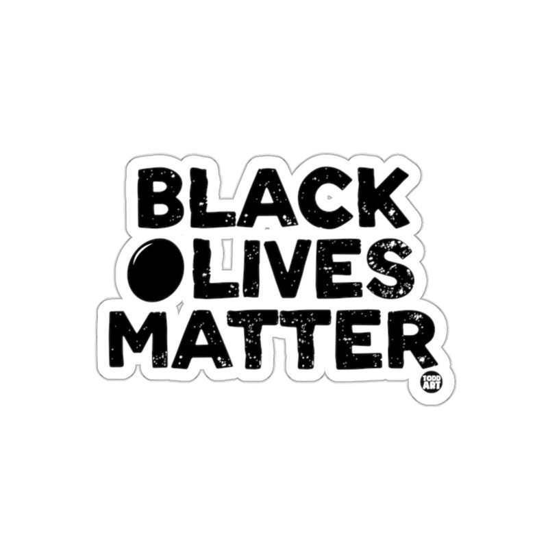Load image into Gallery viewer, Black Olives Matter Sticker for Fun and Awareness
