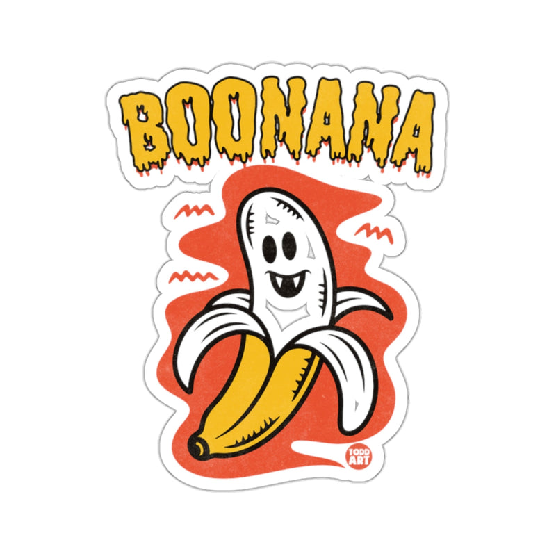 Load image into Gallery viewer, BOONANA Ghost Banana Cartoon Happy Spooky 
