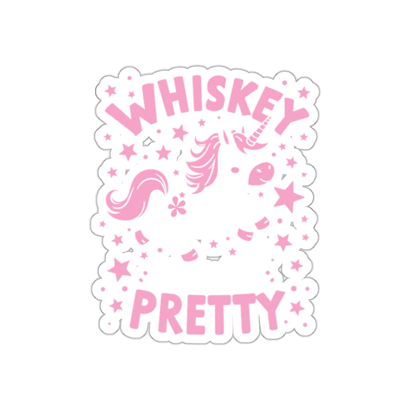 Load image into Gallery viewer, Whiskey Pretty Unicorn Sticker for All Ages
