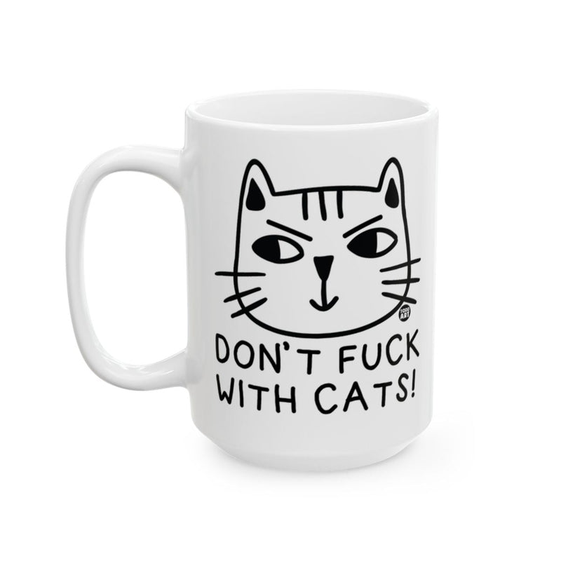 Load image into Gallery viewer, Don't Fuck With Cats Funny Cat Lover Mug Cup Gift
