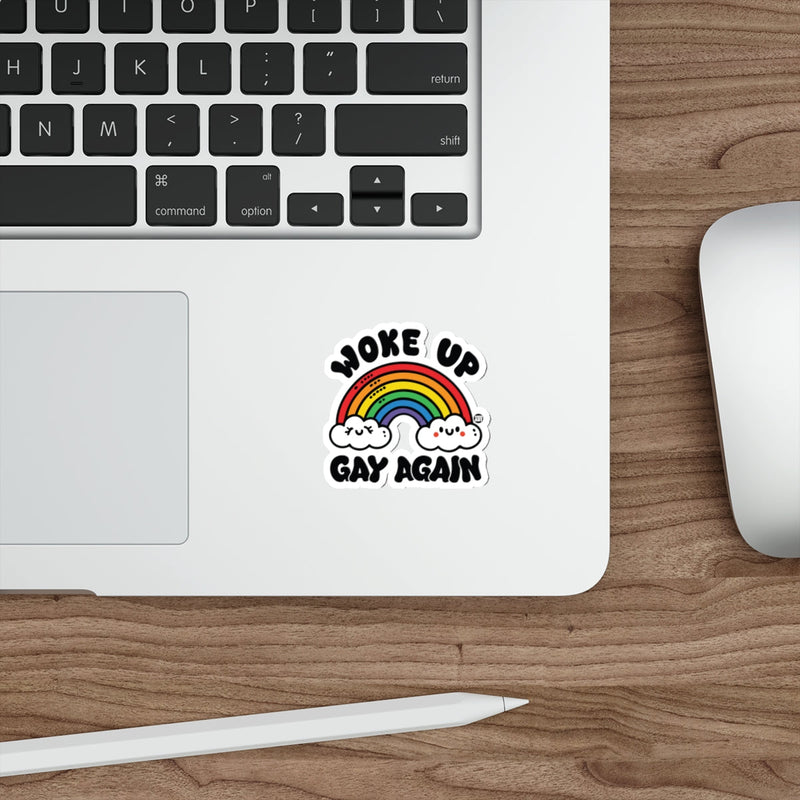 Load image into Gallery viewer, Woke Up Gay Again Rainbow Clouds 
