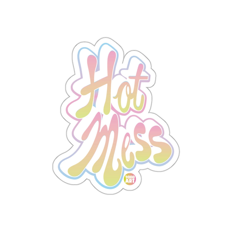 Load image into Gallery viewer, Hot Mess Colorful Sticker for Adding Fun to Any Surface
