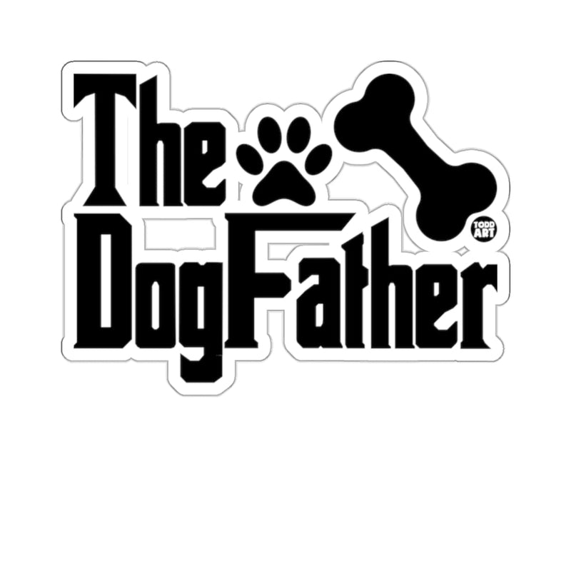 Load image into Gallery viewer, The DogFather Paw and Bone Sticker Design Product
