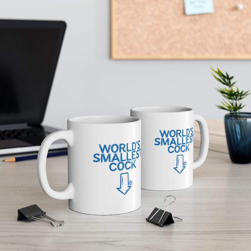 Load image into Gallery viewer, World's Smallest Cock Mug Funny Office Gift
