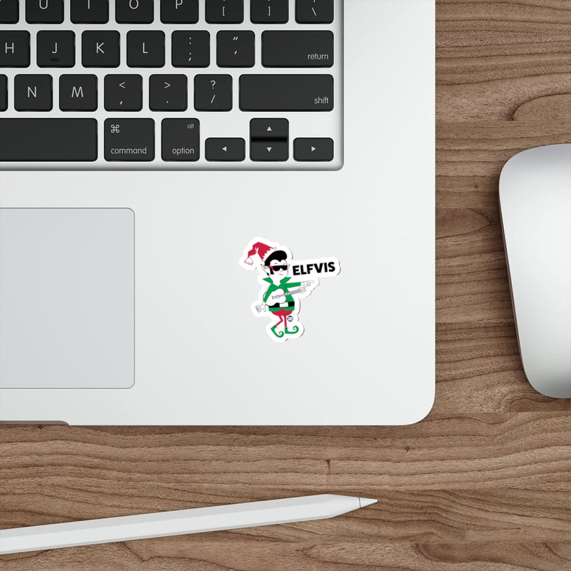 Load image into Gallery viewer, Funny Elfvis Design Sticker for Laptops and Notebooks
