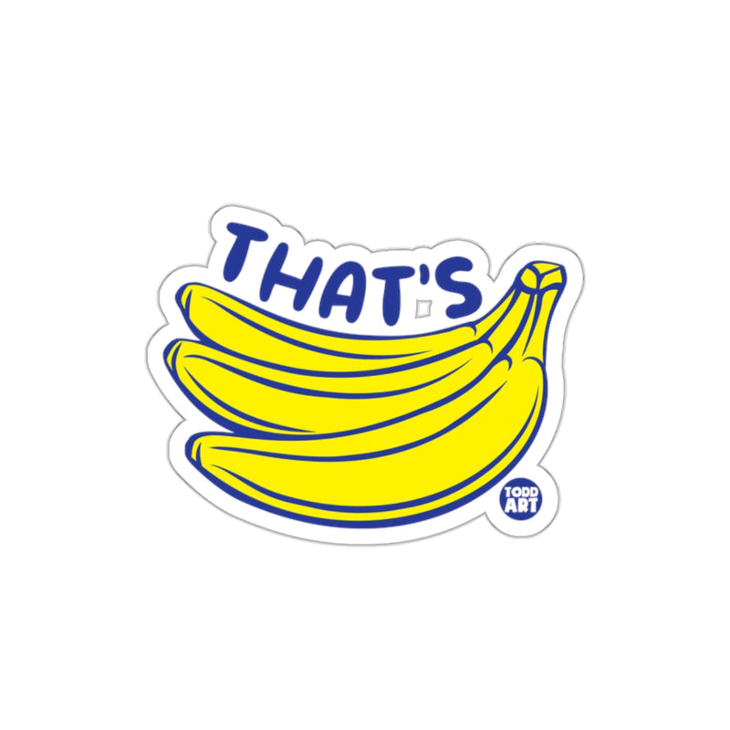 Load image into Gallery viewer, THAT'S Bananas Todd Art Sticker Fun Design
