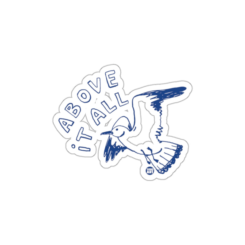 Load image into Gallery viewer, Above It All Seagull with Wings Spread Sticker
