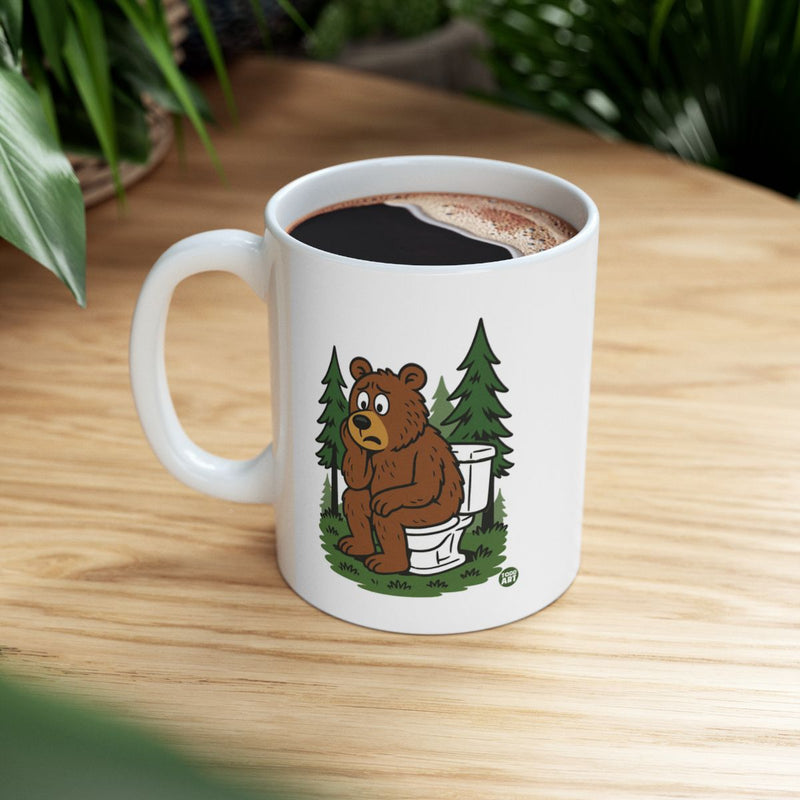 Load image into Gallery viewer, Funny Bear Drinking Coffee 11oz Mug Gift
