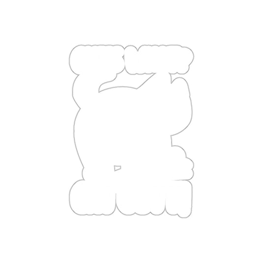 Guess What Cat Butt Design Sticker for Cat Lovers