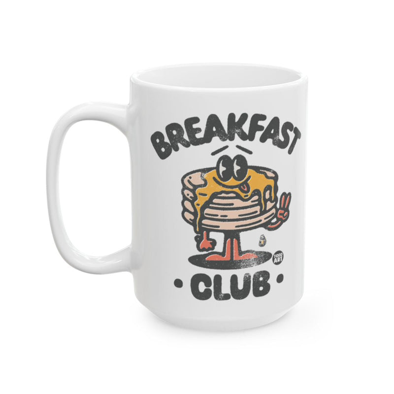 Load image into Gallery viewer, Fun Breakfast Club Cartoon Pancakes Coffee Mug
