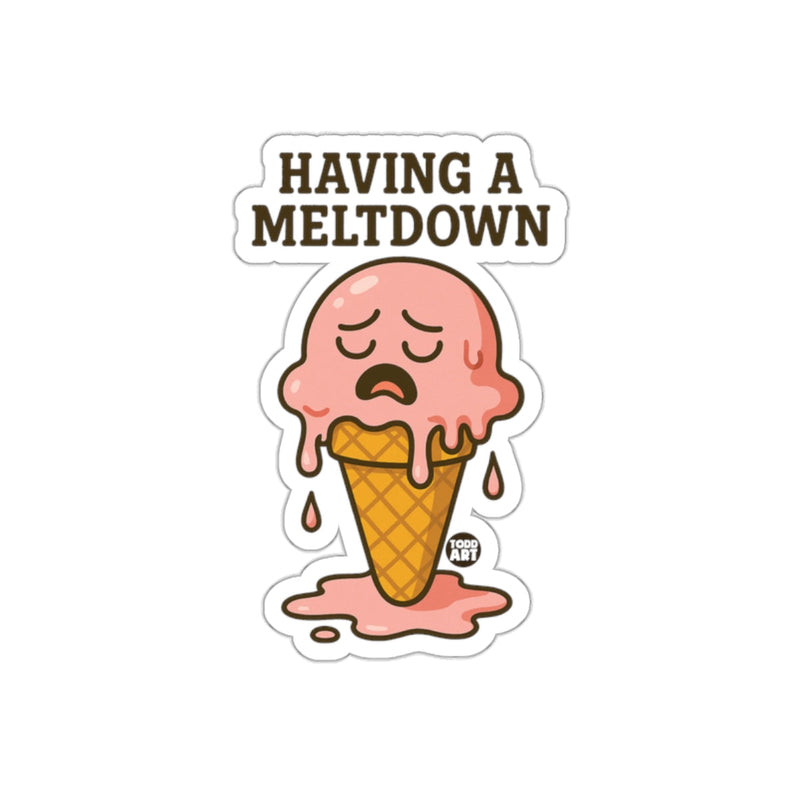 Load image into Gallery viewer, Having a Meltdown Ice Cream Sticker Product
