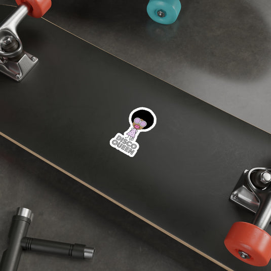 Retro Disco Queen Sticker for Skateboards and Laptops