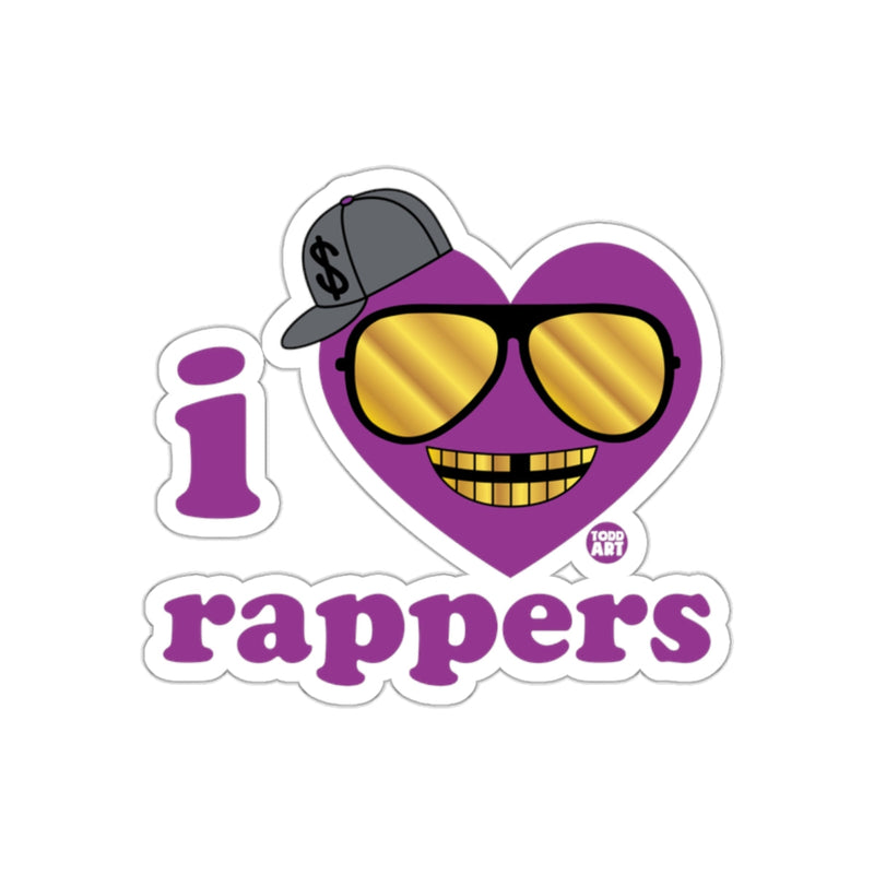 Load image into Gallery viewer, I Heart Rappers Fun Hip Hop Style Sticker
