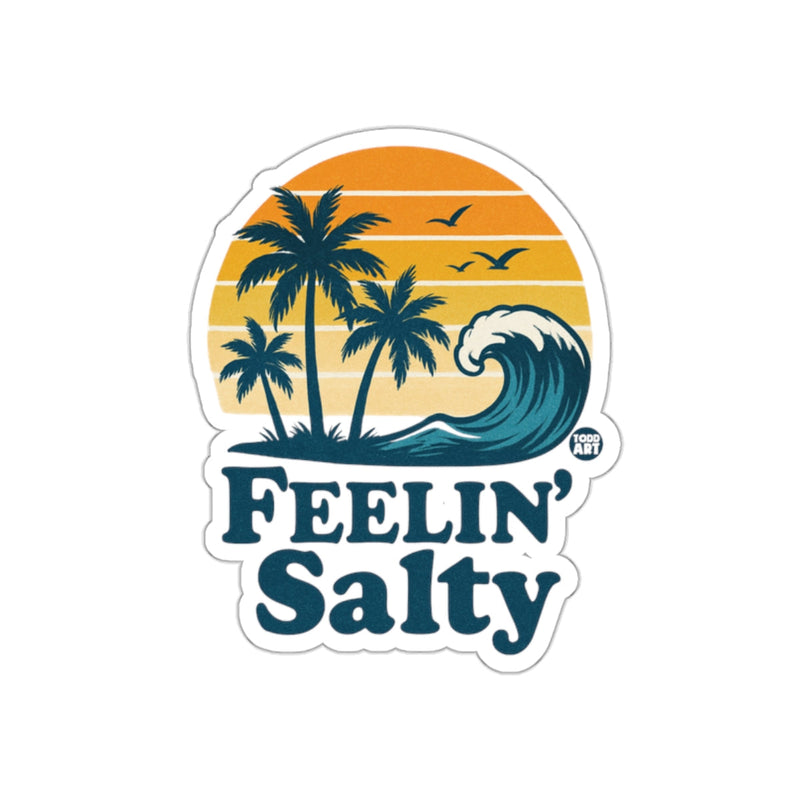 Load image into Gallery viewer, Tropical Sunset Feelin' Salty Sticker
