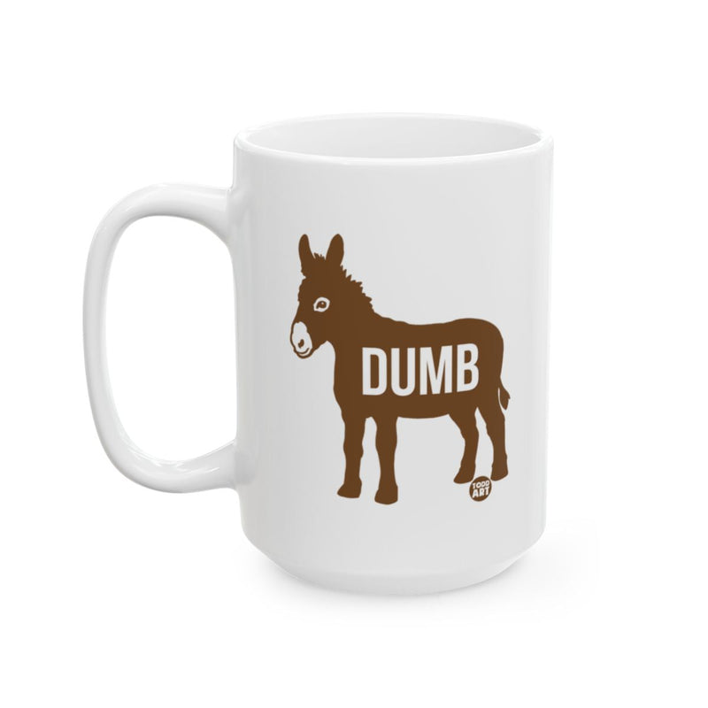 Load image into Gallery viewer, Dumb Donkey Artwork Printed on White Mug
