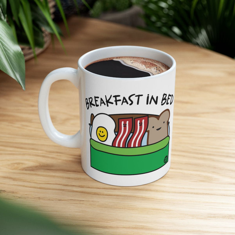 Load image into Gallery viewer, Breakfast in Bed Funny Coffee Mug for Morning Smiles
