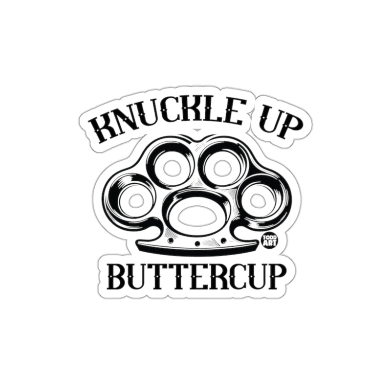 Load image into Gallery viewer, Knuckle Up Buttercup Stylish Sticker for Boosting Confidence
