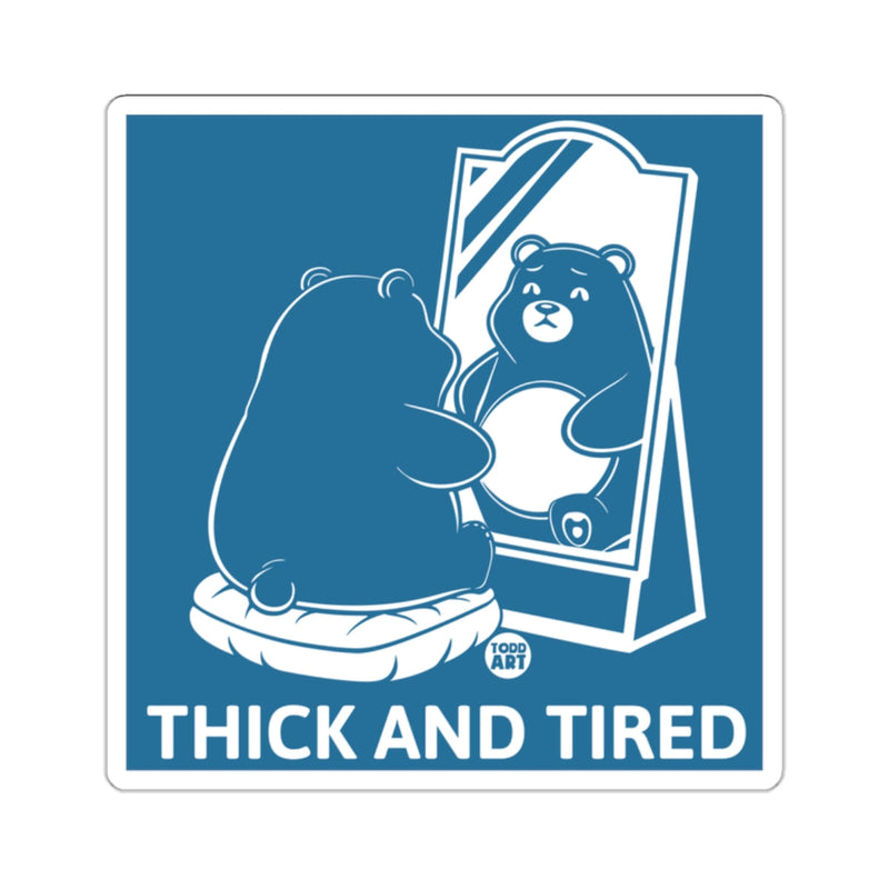 Load image into Gallery viewer, Thick and Tired Bear Looking into Mirror product
