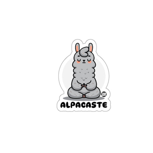 Zen Alpaca Cute Alpacaste Meditating Sticker