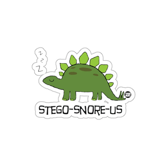 Stego-Snore-Us Dinosaur Sleepy Design Sticker