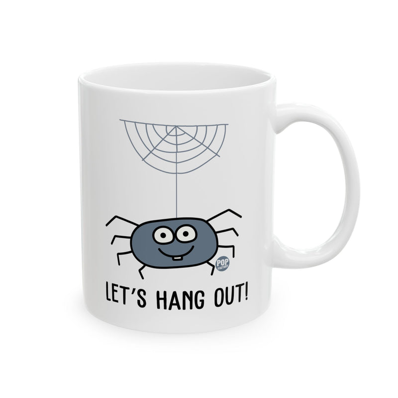 Load image into Gallery viewer, Let&#39;s Hang Out Spider Mug
