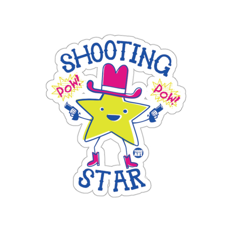 Load image into Gallery viewer, Shooting Star Cartoon Character with Pink Hat Sticker
