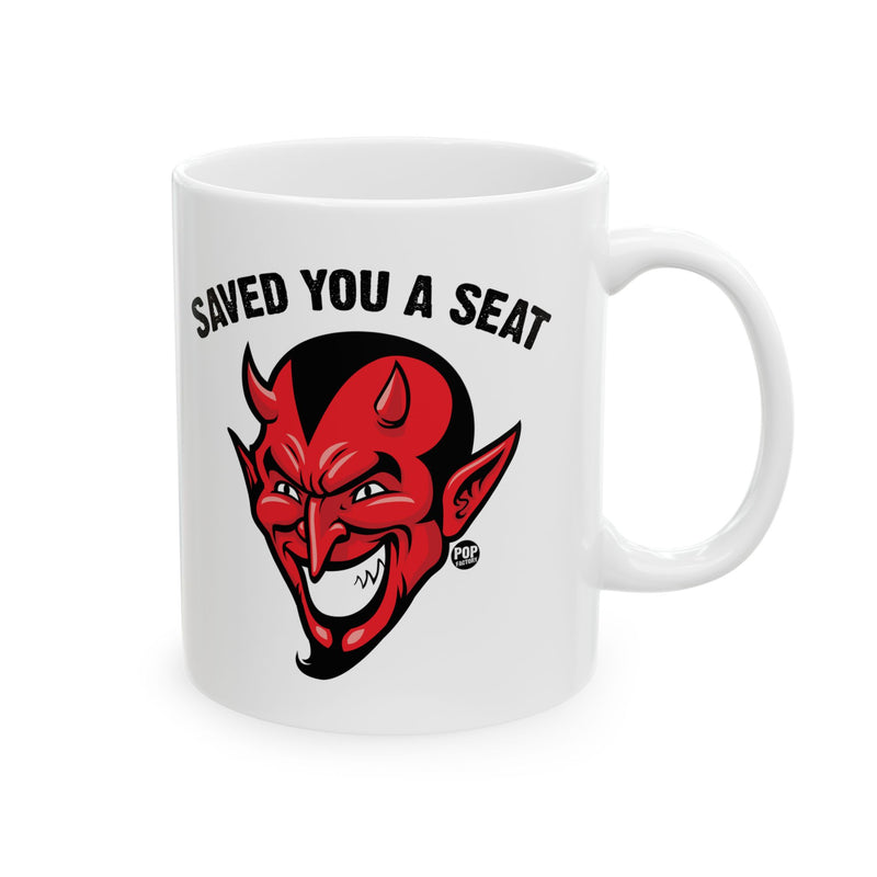 Load image into Gallery viewer, Saved You A Seat Devil Mug
