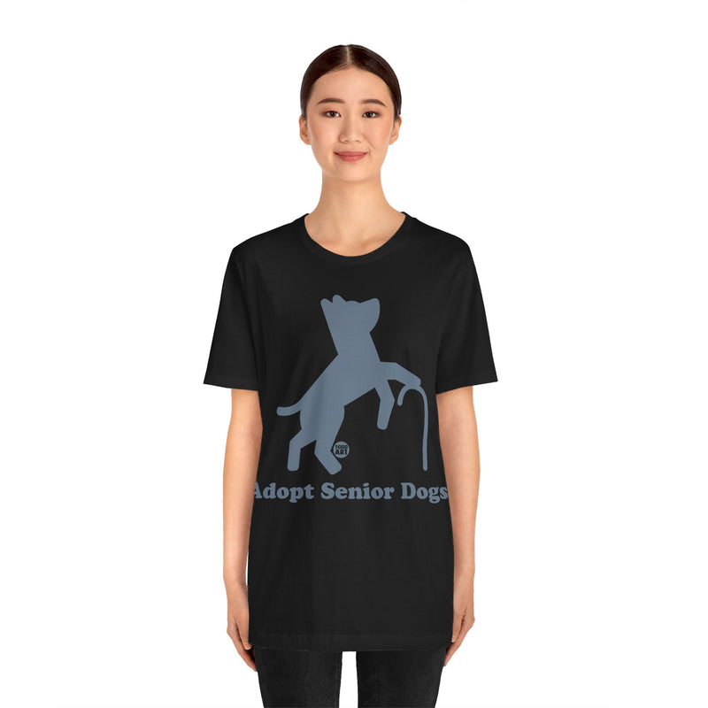 Load image into Gallery viewer, Adopt Senior Dogs Unisex Jersey Short Sleeve Tee
