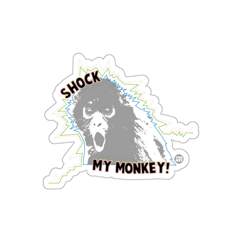 Load image into Gallery viewer, Shock My Monkey Excited Expression Sticker
