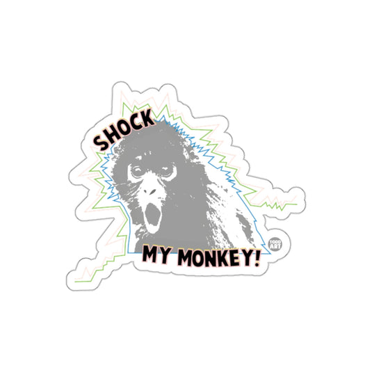 Shock My Monkey Excited Expression Sticker