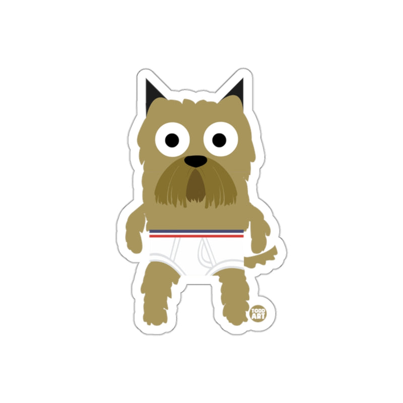 Load image into Gallery viewer, Cartoon Dog in Boxer Shorts Cute Sticker Product
