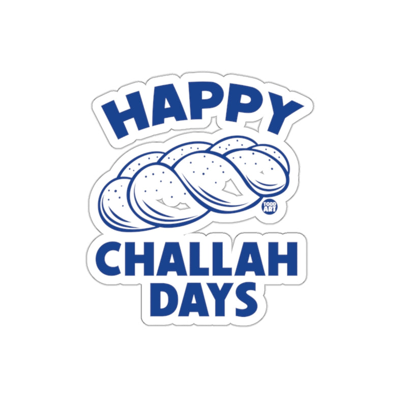 Load image into Gallery viewer, Happy Challah Days Sticker Fun Holiday Design
