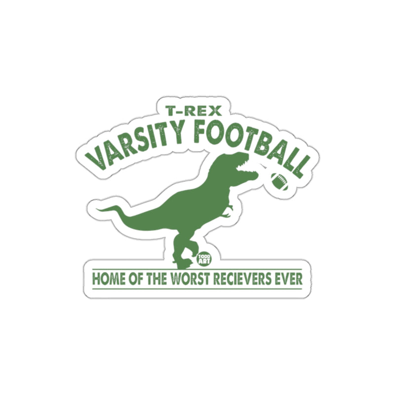 Load image into Gallery viewer, T-Rex Varsity Football Funny Sticker
