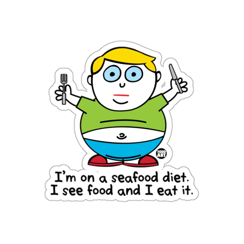 Load image into Gallery viewer, I'm on a Seafood Diet I See Food and I Eat It product
