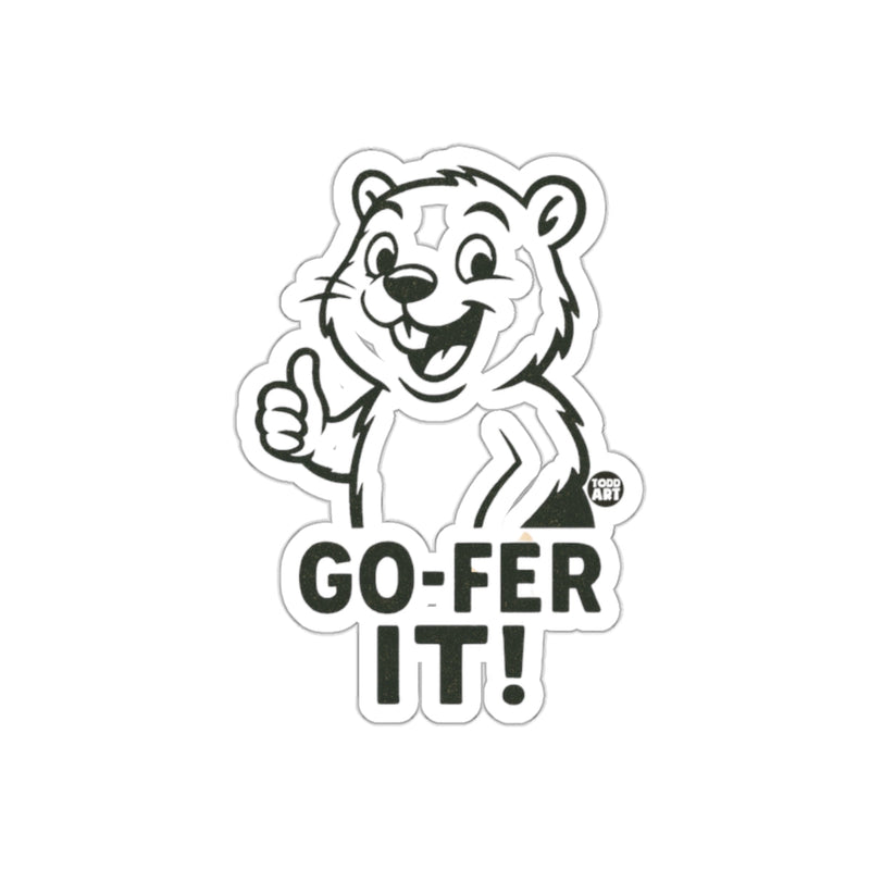 Load image into Gallery viewer, Motivational Go-Fer It Sticker for All Ages Product
