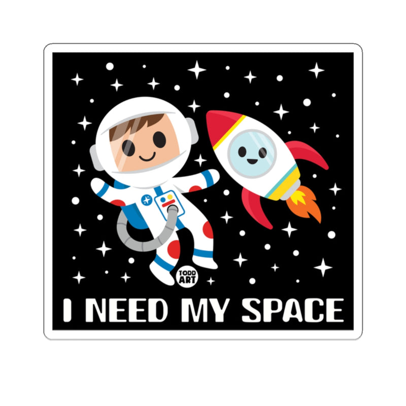 Load image into Gallery viewer, I Need My Space Astronaut and Rocket Illustration
