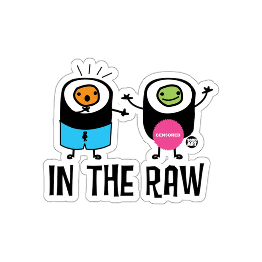 In the Raw Censored Sticker Cute Sushi Characters