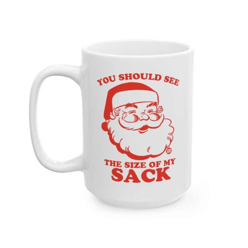 Load image into Gallery viewer, Funny Christmas Mug with Santa Design Gift Item
