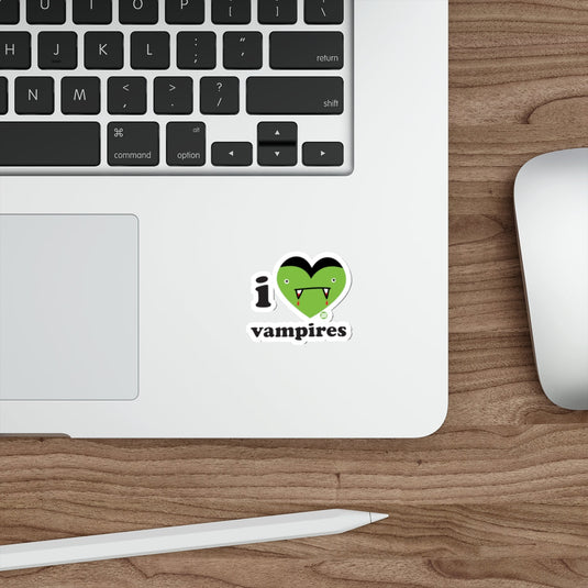 I Love Vampires Sticker Perfect for Laptops and Notebooks