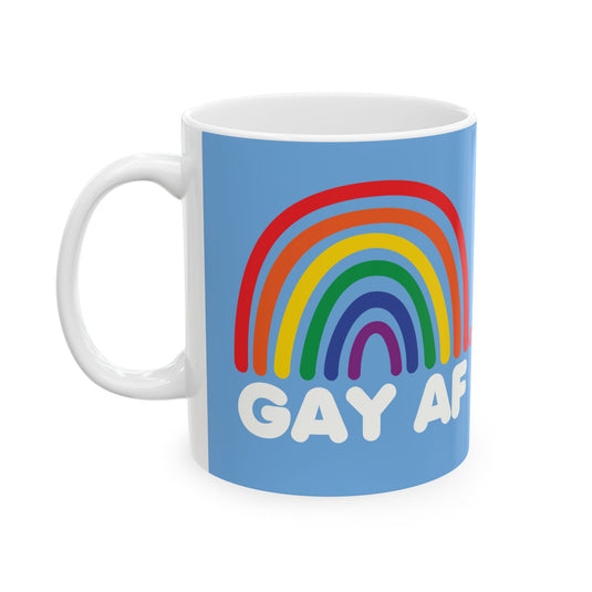 Gay AF Rainbow Mug