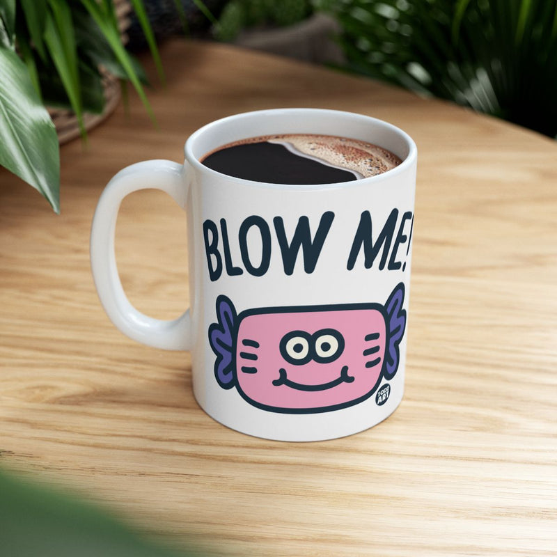 Load image into Gallery viewer, Blow Me Cute Funny Axolotl Design Coffee Mug
