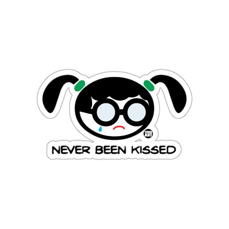 Load image into Gallery viewer, Never Been Kissed Cute Character Sticker
