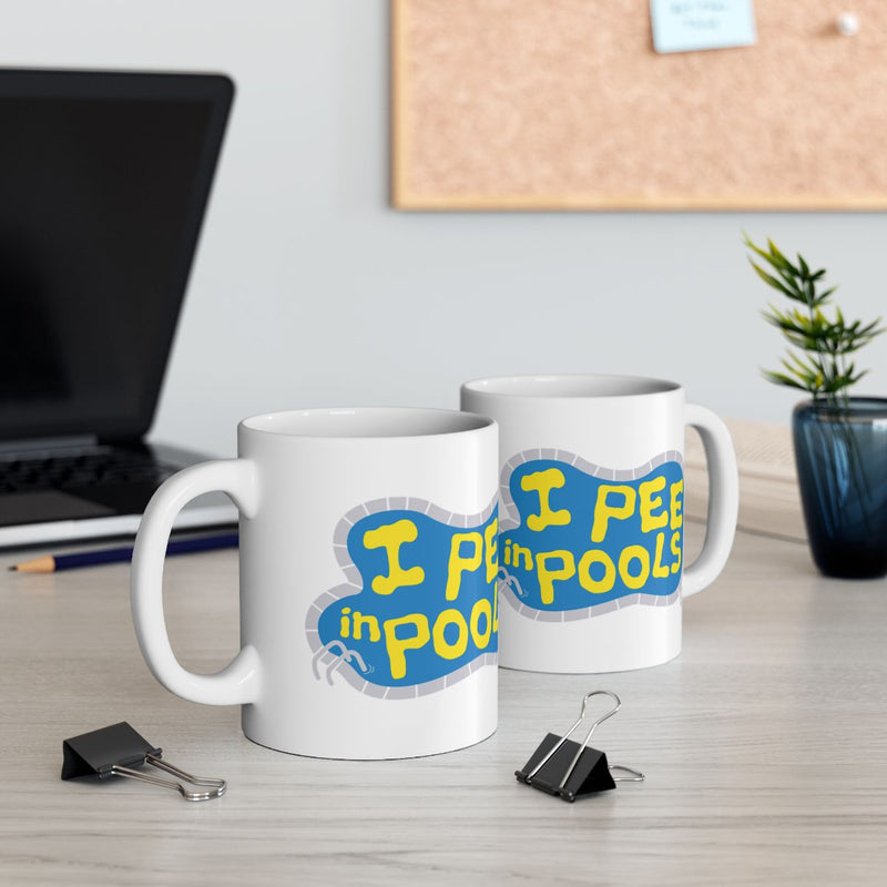 Load image into Gallery viewer, I Pee in Pools Funny Coffee Mug for Humorous Drinkers
